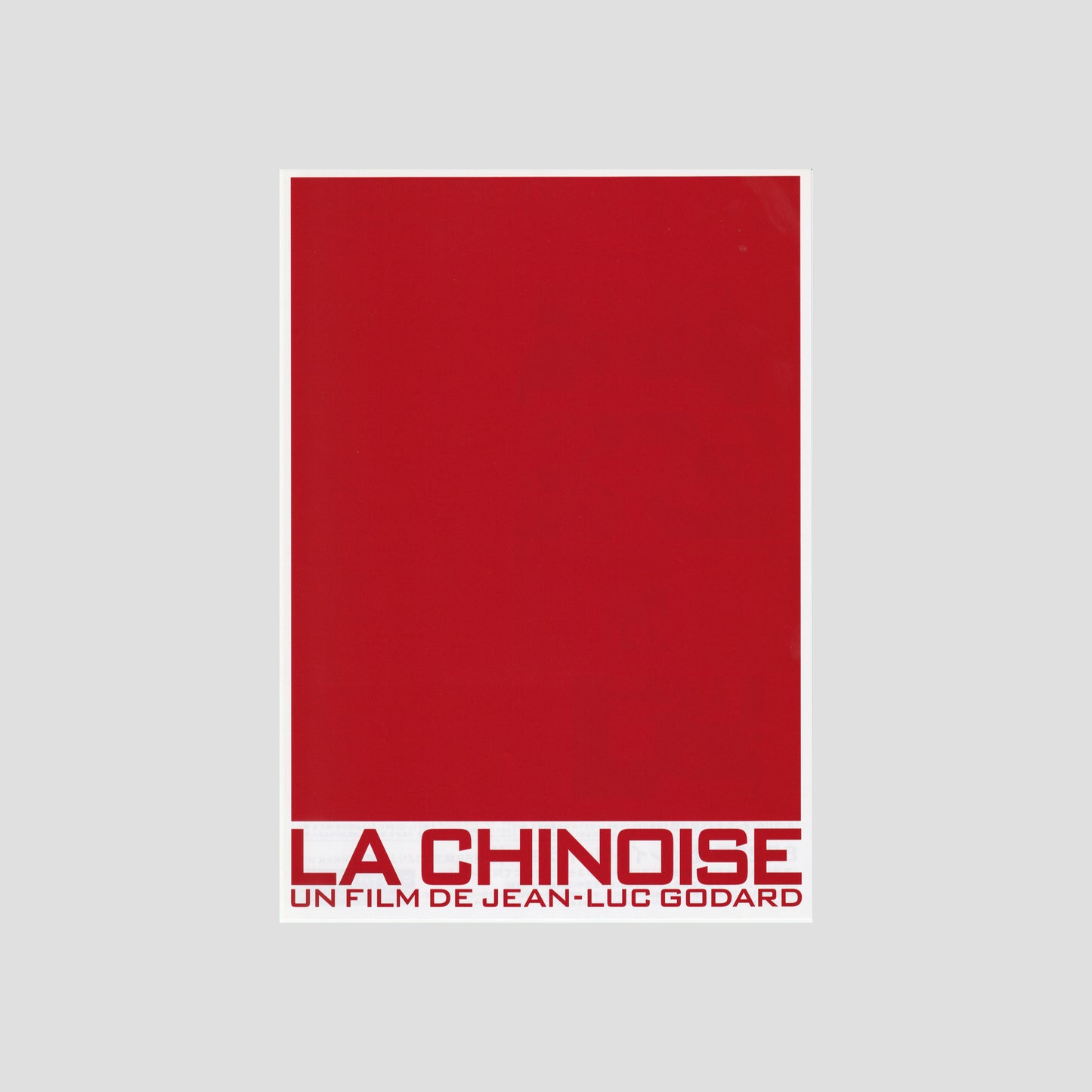 La Chinoise 1998 – Japanese B5 Chirashi Poster