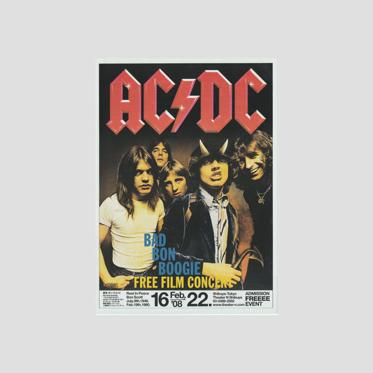 AC/DC: Plug Me In 2008 – Japanese B5 Chirashi Poster