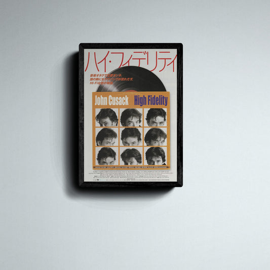 High Fidelity 2001 – Framed Japanese B5 Chirashi Poster