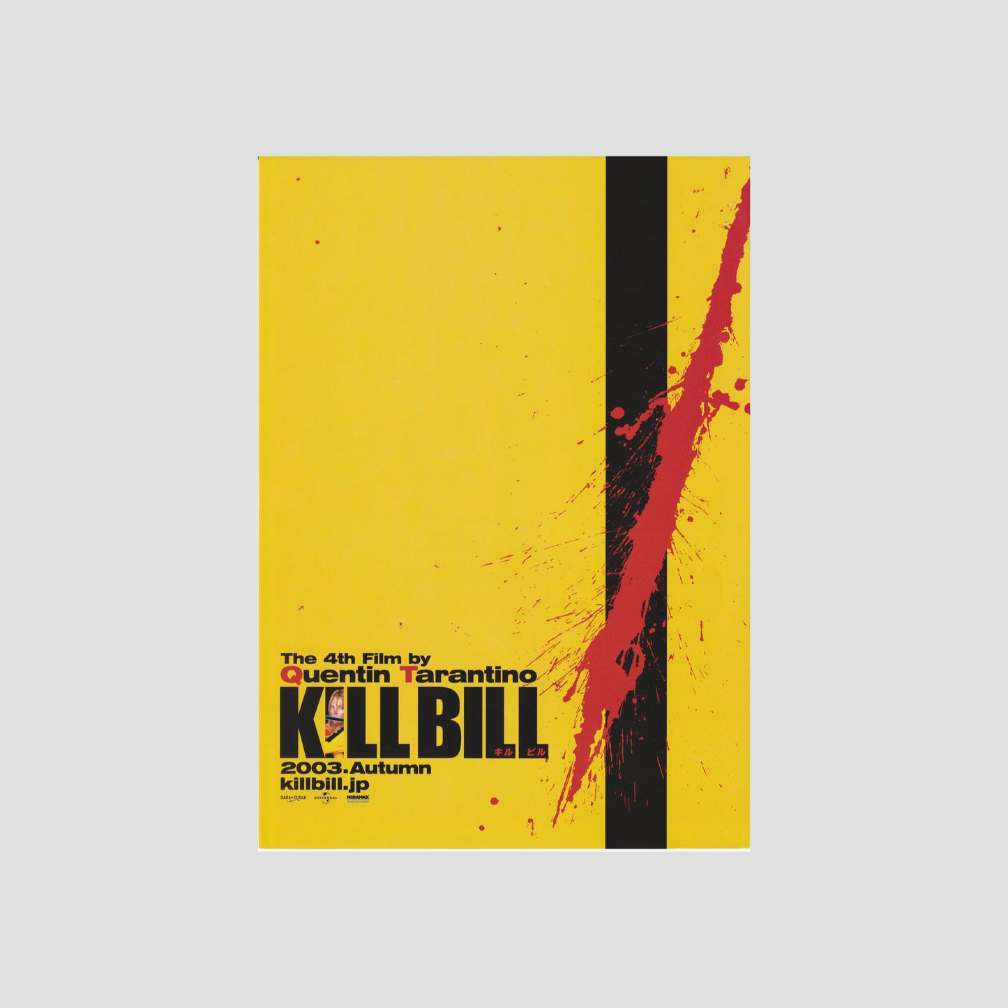 Kill Bill Vol.1 (Ver: C) 2003 – Japanese B5 Chirashi Poster