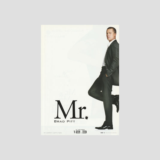 Mr & Mrs Smith (Ver: C) 2005 – Japanese B5 Chirashi Poster