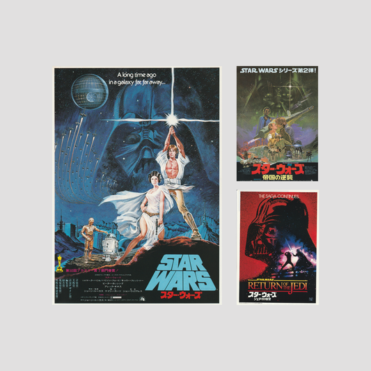 Star Wars Trilogy (A New Hope / Empire / Jedi) – B5 Chirashi Collector Set